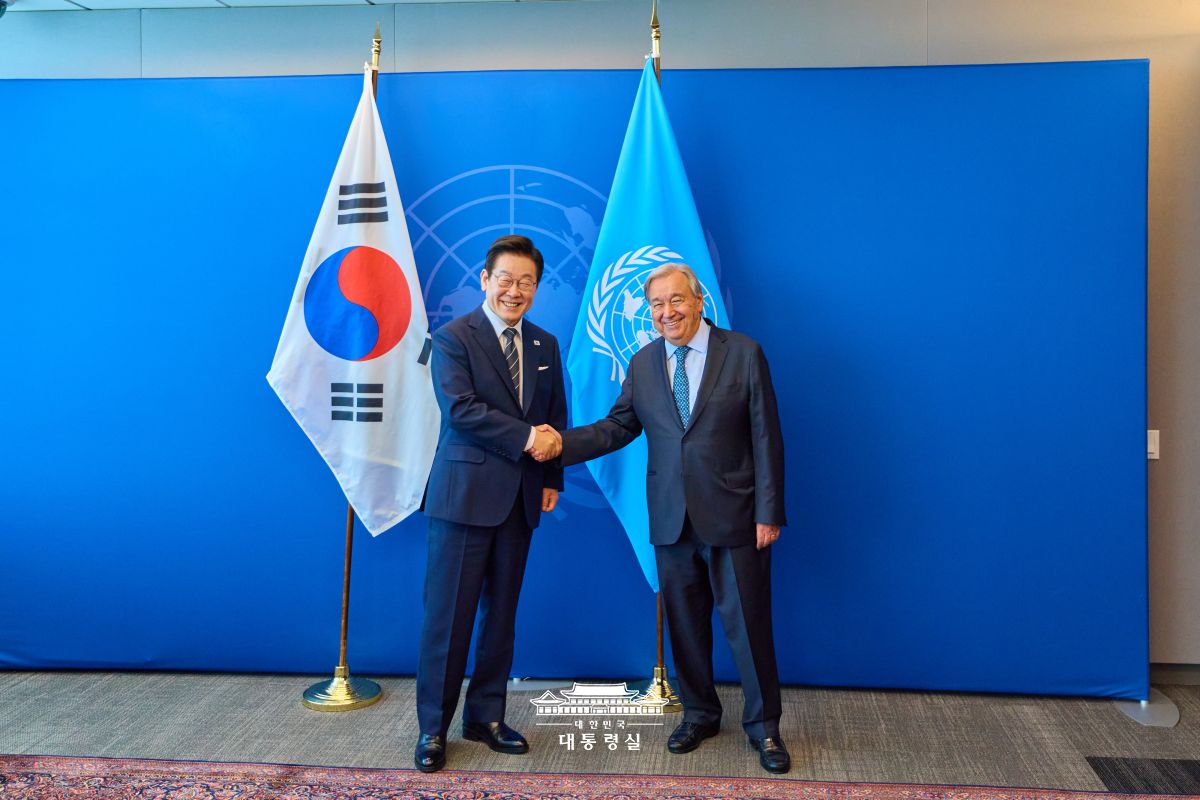 안토니우 구테레쉬 유엔 사무총장 면담