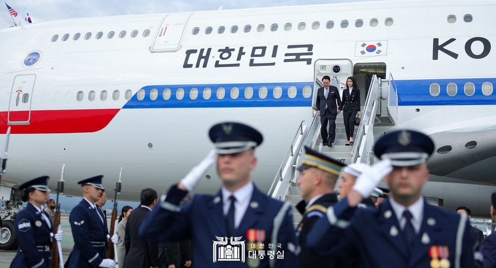 샌프란시스코 공항 도착 행사