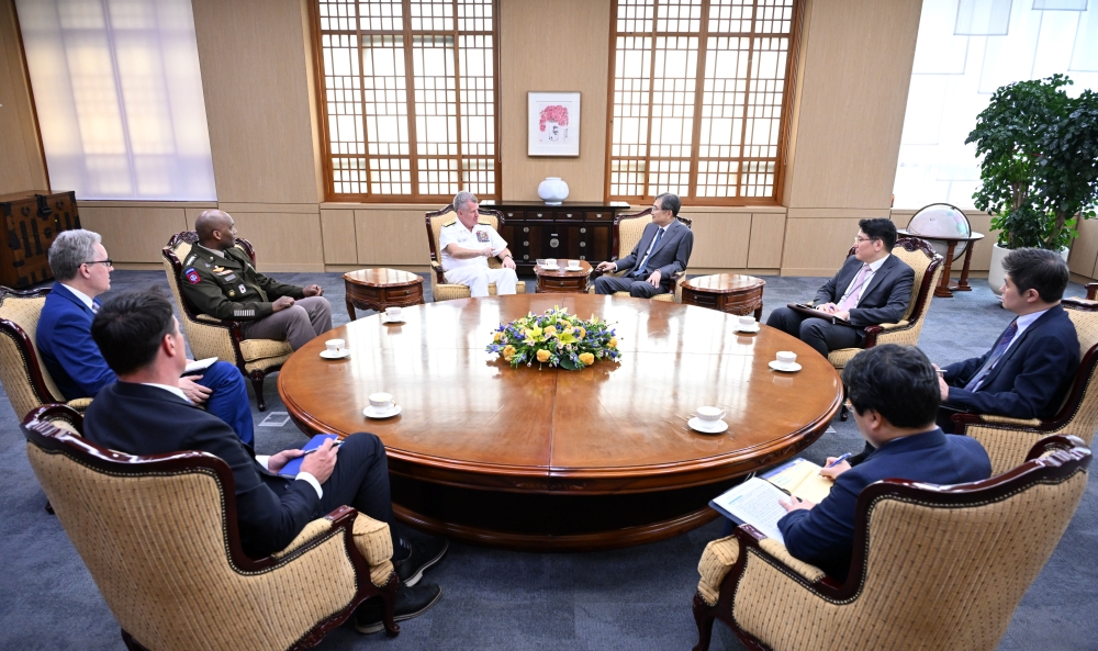 조현 외교장관, 미 인도태평양사령관 접견